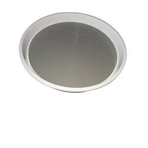 White Plastic Susan 360 Degree Rotating Turntable Non-Slip Kitchen Organizer